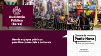 Audiência vai debater uso de locais públicos por bares e similares