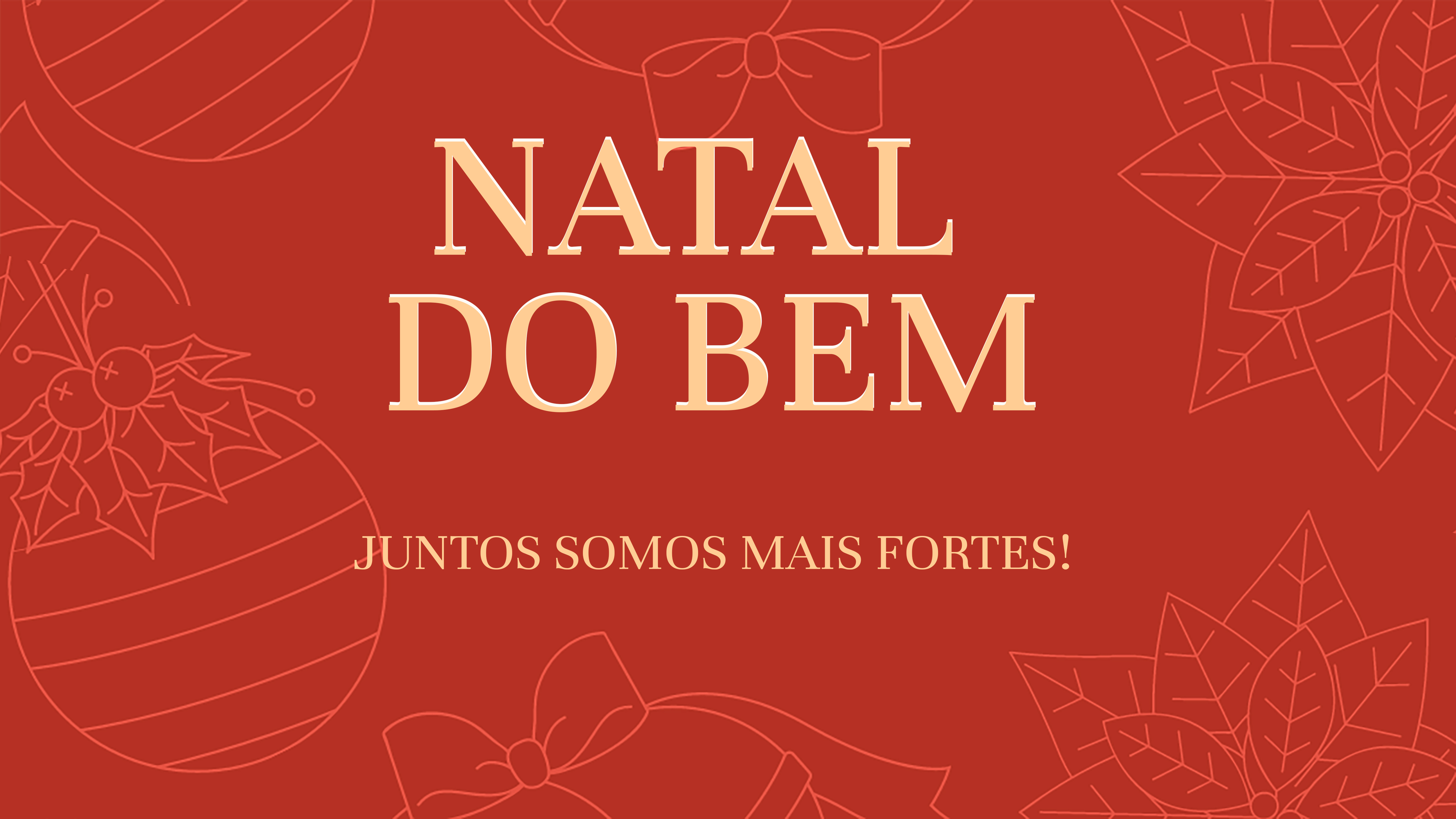 Câmara de Ponte Nova adere à campanha Natal do Bem