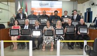 Câmara entrega título de Cidadania Honorária a 13 homenageados