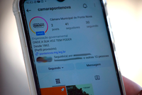 Comunicado sobre o perfil do Instagram da Câmara
