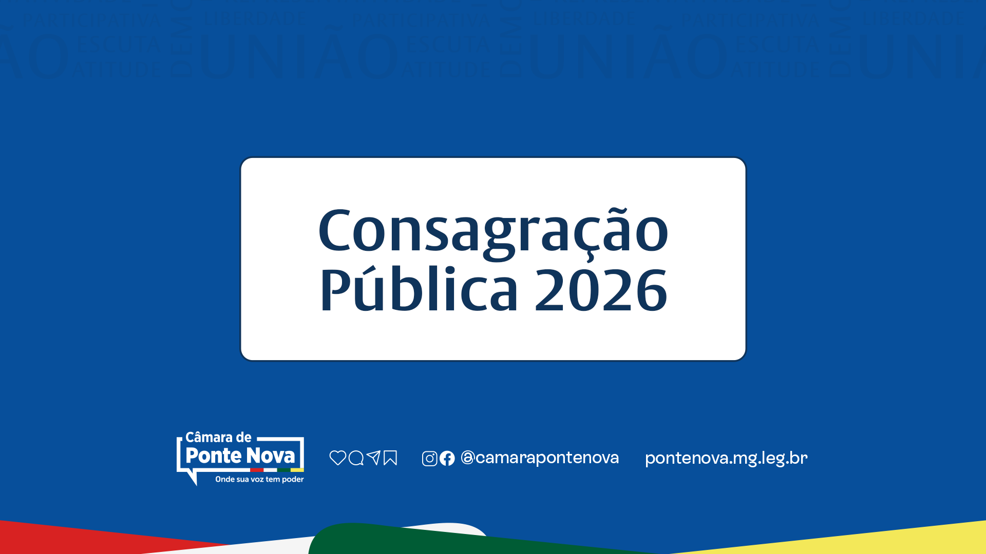 Diplomas de Consagração Pública serão entregues nesta sexta (29) na Câmara