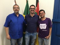 Diretor do IFMG visita presidente da Câmara para agradecer apoio