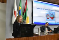 Na Tribuna, representante da Hemominas destaca importância da doação de sangue  