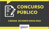Nomeada a Comissão Organizadora do Concurso Público da Câmara de Ponte Nova