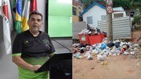 Vereador cobra soluções quanto ao acúmulo de lixo no bairro de Fátima 