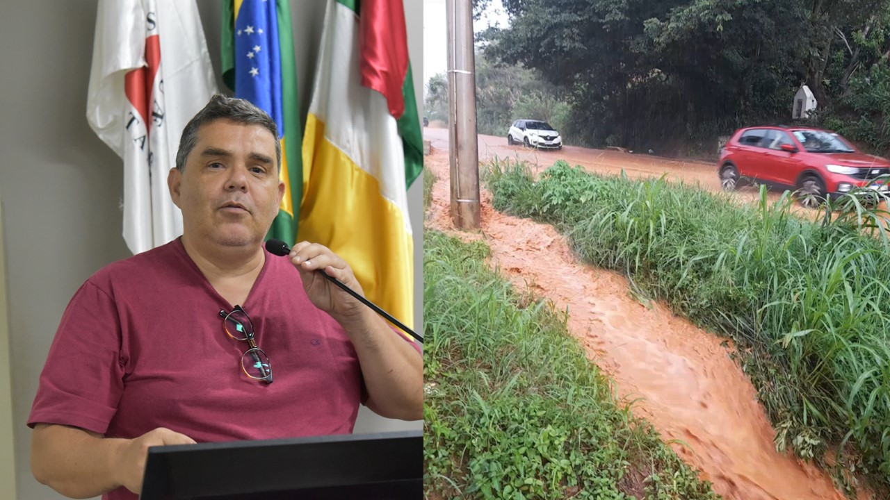 Vereador expõe transtornos por falta de drenagem e expansão da Cidade