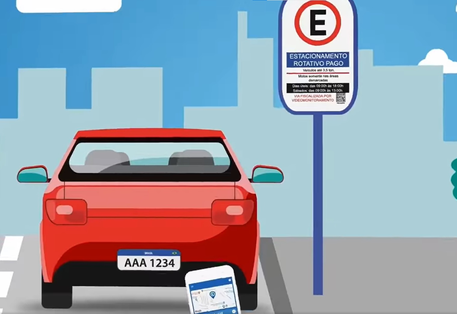 Vereador pede dados sobre situação do estacionamento rotativo à Prefeitura