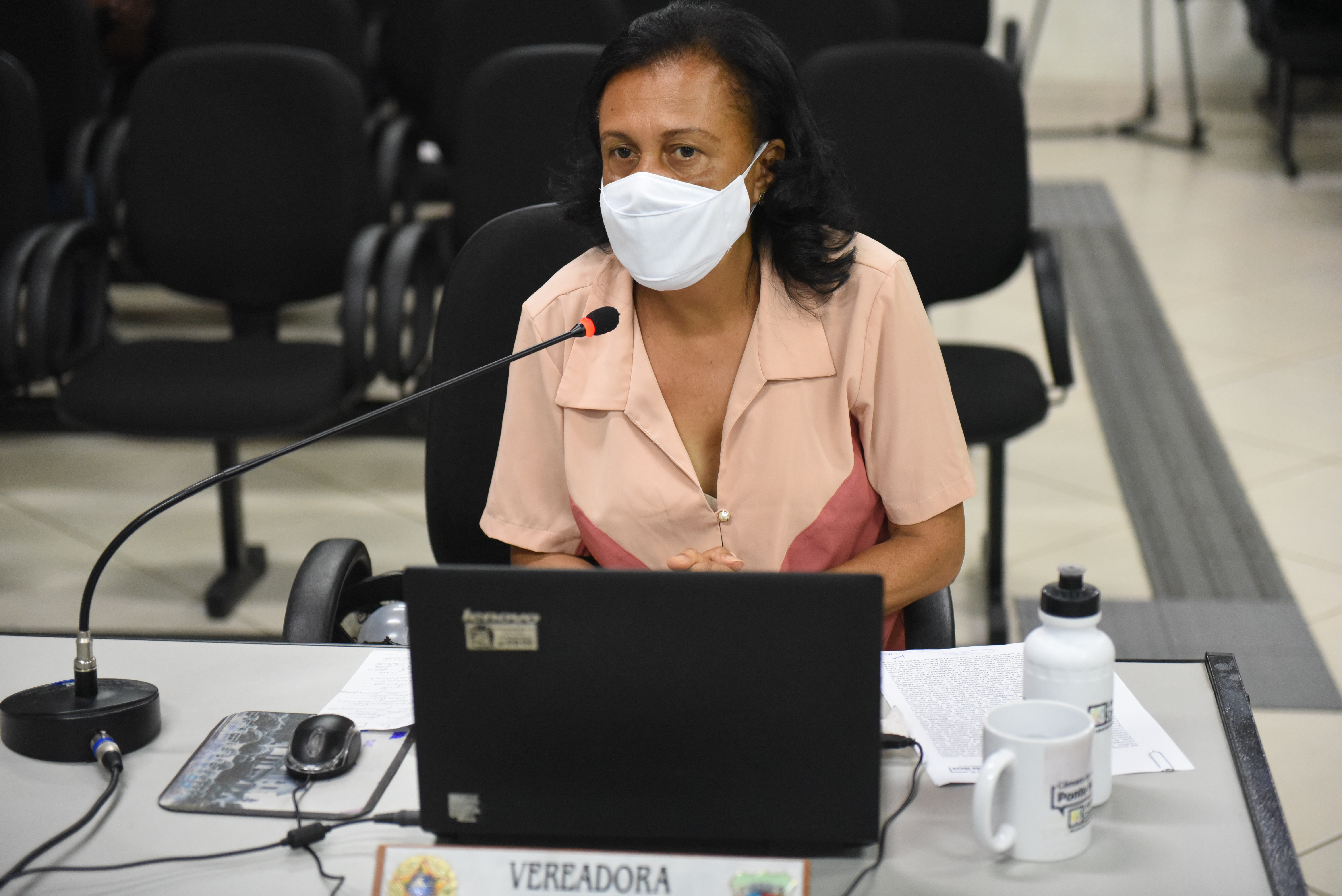 Vereadora Fiota faz apelo para a população se conscientizar sobre a pandemia