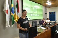 Vereadora pede melhorias para Rasa e parabeniza acadêmicos de Fisioterapia