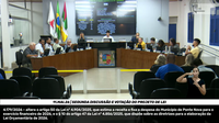 Vereadores aprovam atualização técnica em regras do orçamento municipal