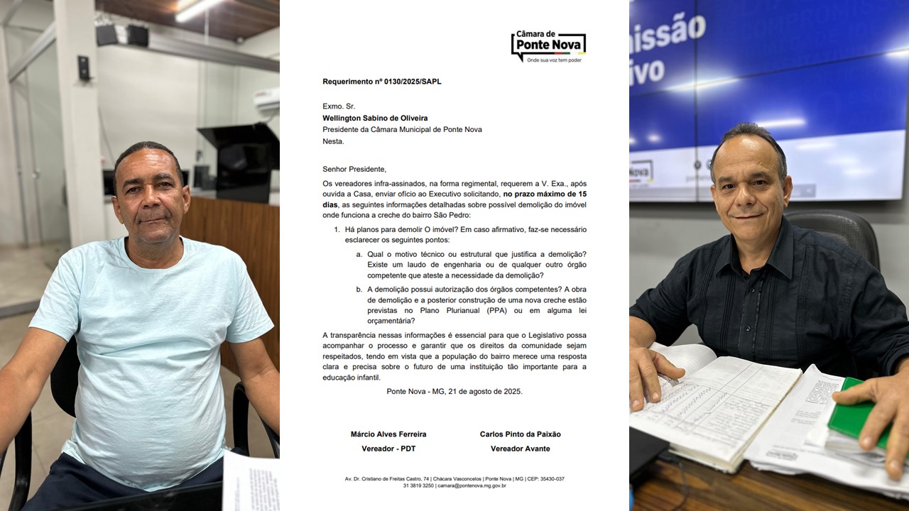 Vereadores questionam Prefeitura sobre possível demolição de creche